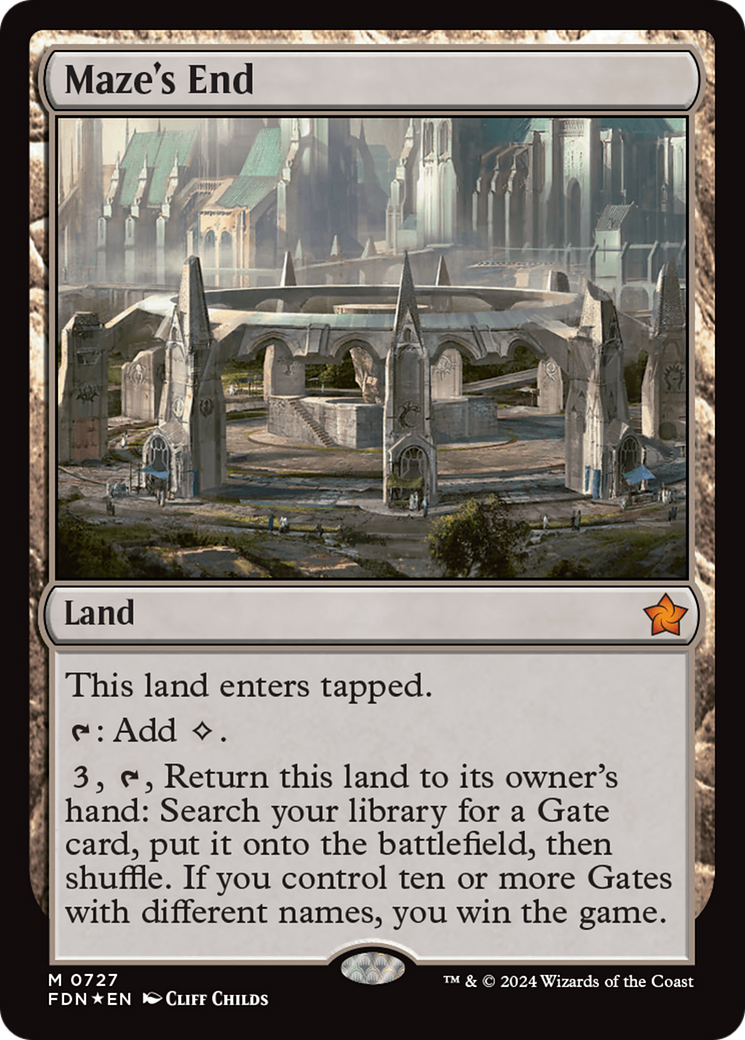 {@R} Maze's End [Foundations][FDN 727]
