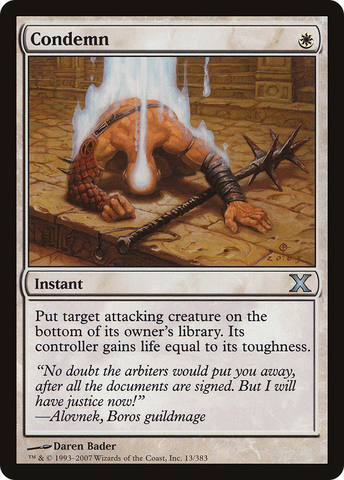 {C} Condemn [Tenth Edition][10E 013]