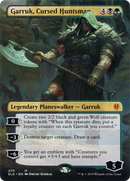 {R} Garruk, Cursed Huntsman (Borderless) [Throne of Eldraine][ELD 270]
