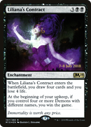 {R} Liliana's Contract [Core Set 2019 Prerelease Promos][PR M19 107]