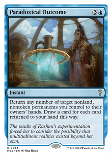 {R} Paradoxical Outcome (White Border) [Mystery Booster 2][MB2 033]
