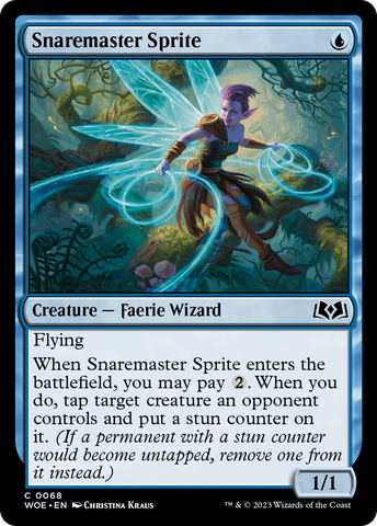 {@C} Snaremaster Sprite [Wilds of Eldraine][WOE 068]