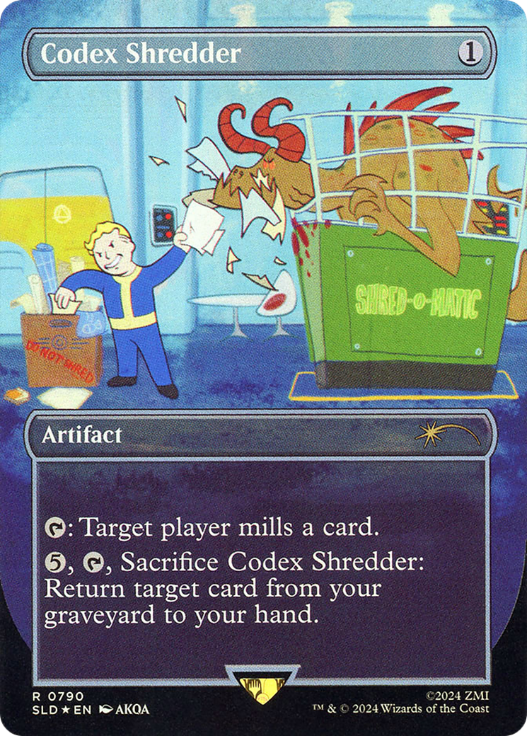 {C} Codex Shredder (Rainbow Foil) [Secret Lair Drop Series][RBF SLD 790]