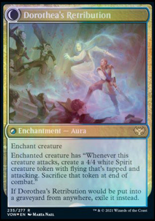 {R} Dorothea, Vengeful Victim // Dorothea's Retribution [Innistrad: Crimson Vow Prerelease Promos][PR VOW 235]