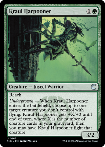 {C} Kraul Harpooner [Ravnica: Clue Edition][CLU 167]