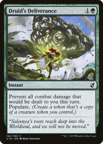 {C} Druid's Deliverance [Commander 2019][C19 162]