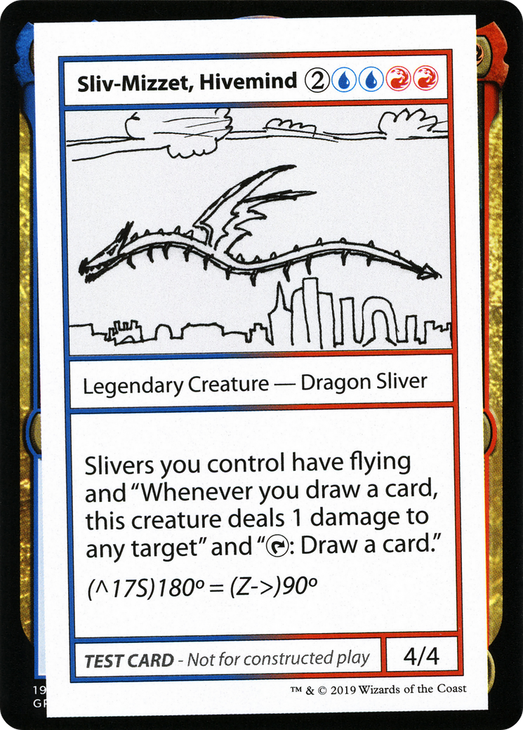 {R} Sliv-Mizzet, Hivemind (2021 Edition) [Mystery Booster Playtest Cards][CMB1 099]