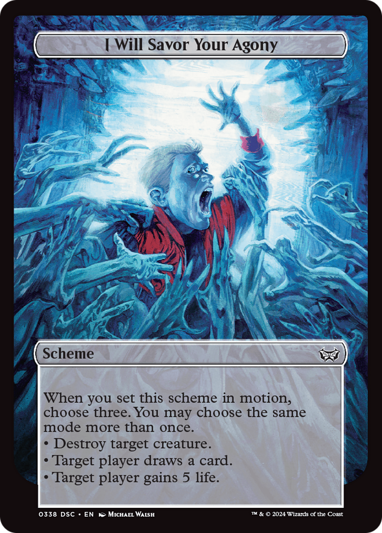{C} I Will Savor Your Agony (Full Art) [Duskmourn: House of Horror Commander][DSC 338]