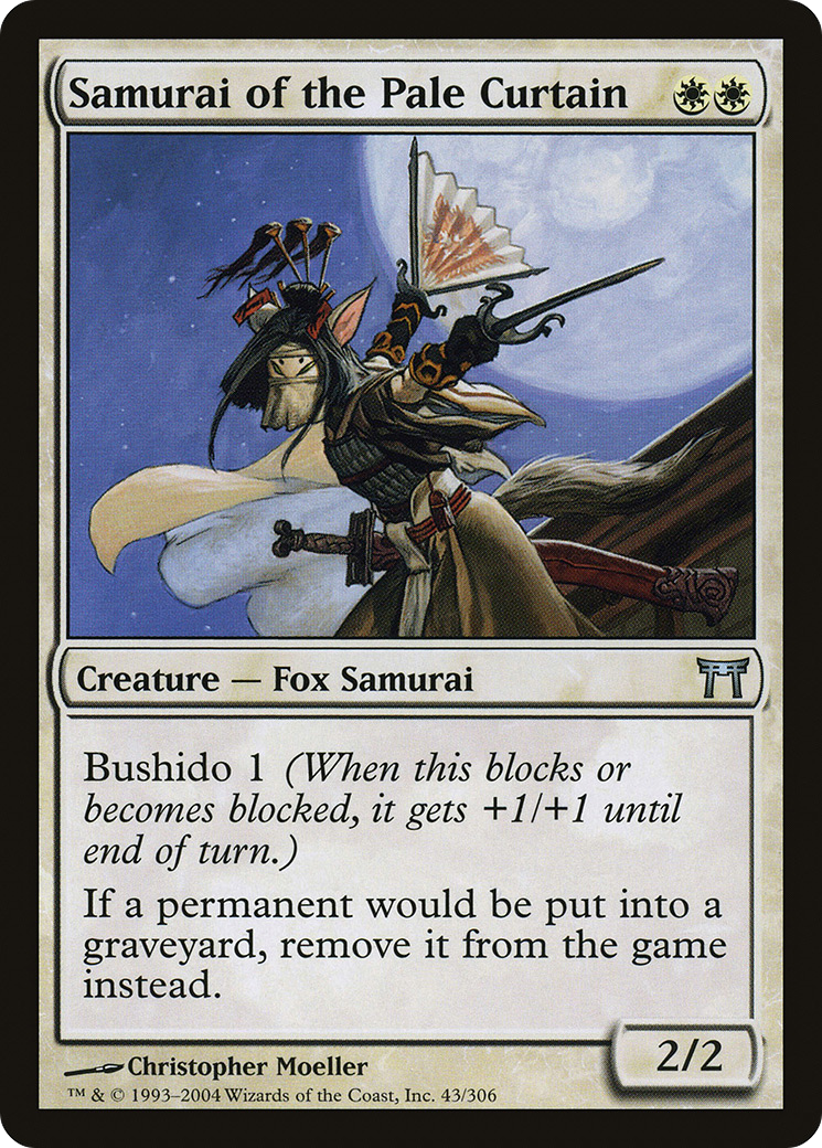 {C} Samurai of the Pale Curtain [Champions of Kamigawa][CHK 043]