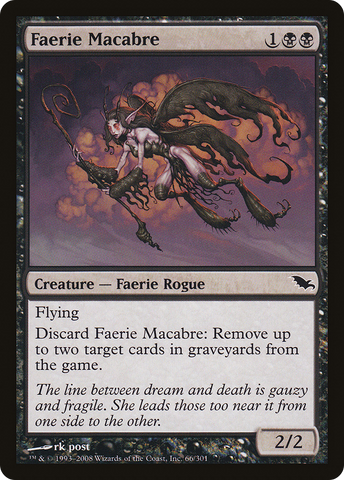{C} Faerie Macabre [Shadowmoor][SHM 066]