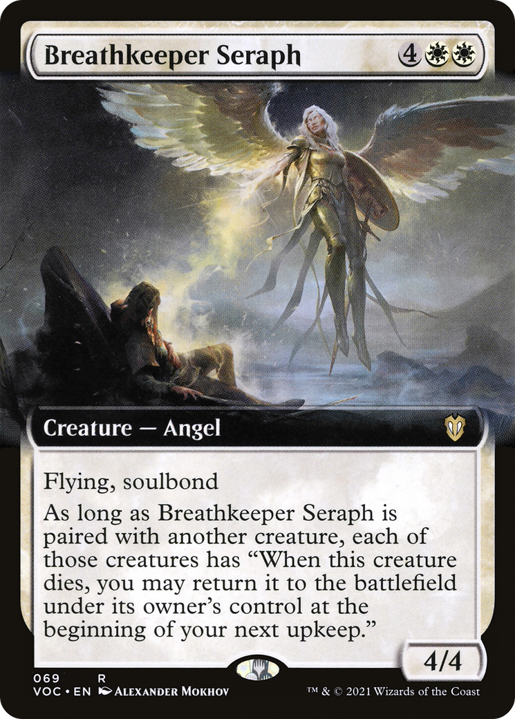 {R} Breathkeeper Seraph (Extended Art) [Innistrad: Crimson Vow Commander][VOC 069]