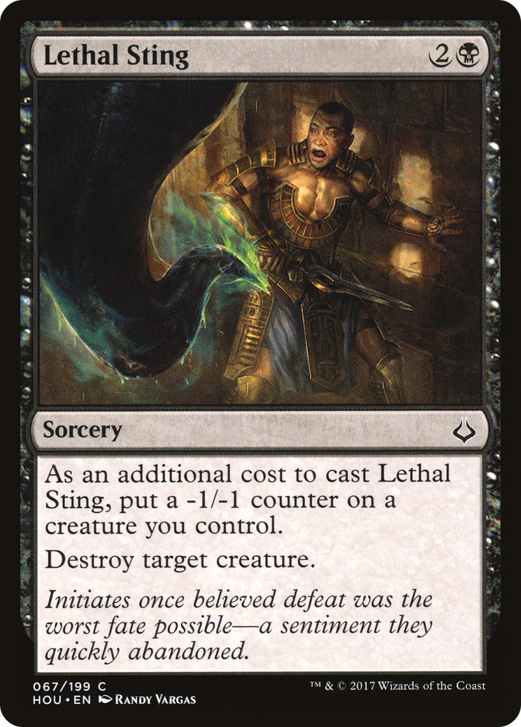 {C} Lethal Sting [Hour of Devastation][HOU 067]