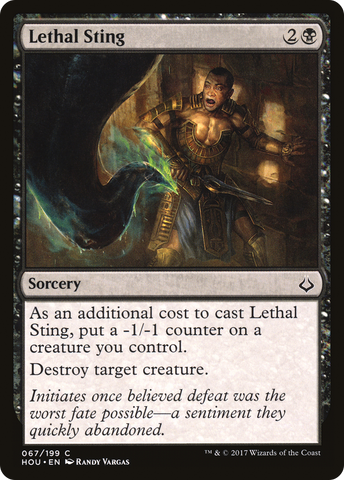 {C} Lethal Sting [Hour of Devastation][HOU 067]