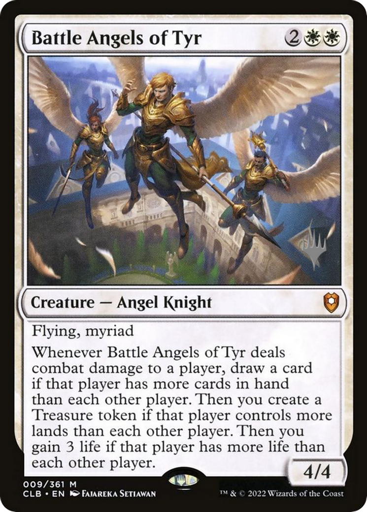 {R} Battle Angels of Tyr (Promo Pack) [The Lost Caverns of Ixalan Promos][PP CLB 009]