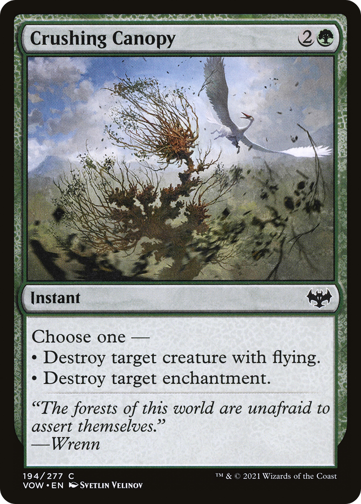 {C} Crushing Canopy [Innistrad: Crimson Vow][VOW 194]