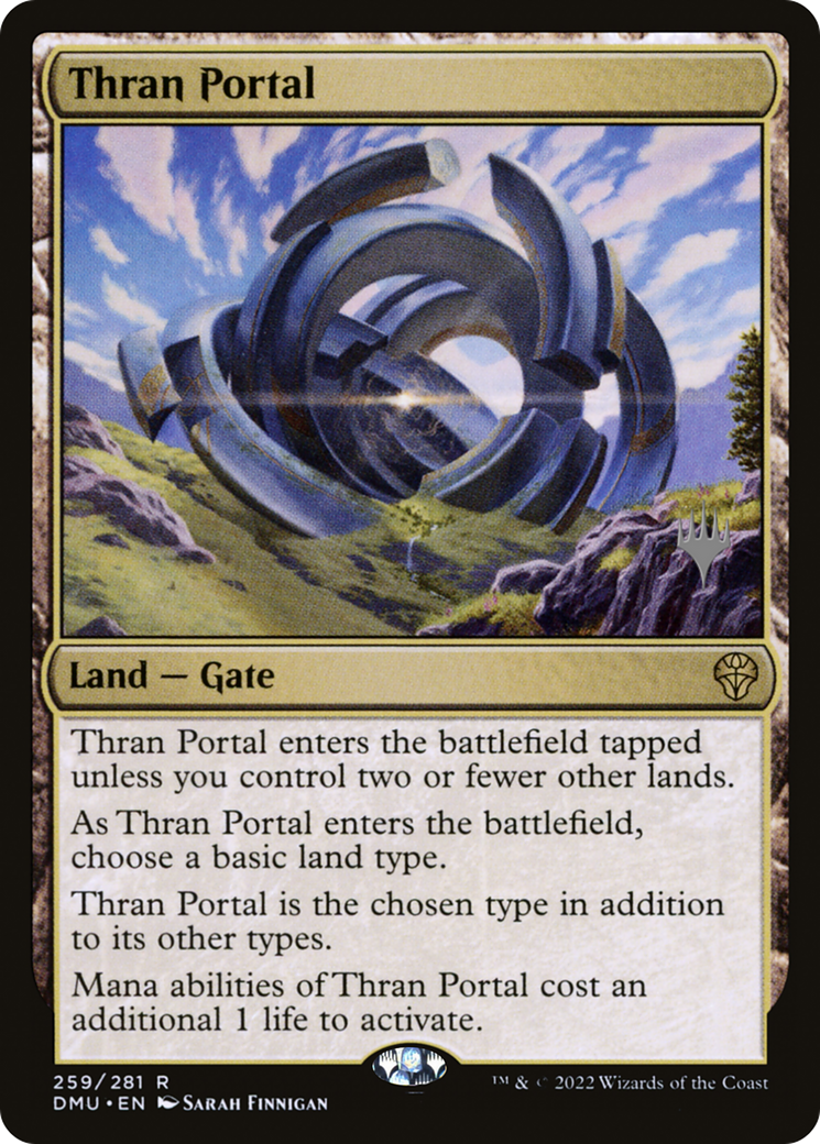 {R} Thran Portal (Promo Pack) [Dominaria United Promos][PP DMU 259]