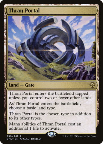 {R} Thran Portal (Promo Pack) [Dominaria United Promos][PP DMU 259]
