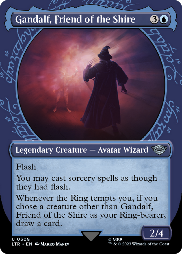 {C} Gandalf, Friend of the Shire (Showcase Ring Frame) [The Lord of the Rings: Tales of Middle-Earth][LTR 308]