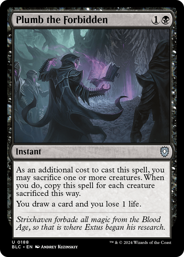 {C} Plumb the Forbidden [Bloomburrow Commander][BLC 188]