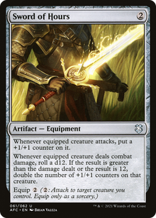{C} Sword of Hours [Dungeons & Dragons: Adventures in the Forgotten Realms Commander][AFC 061]
