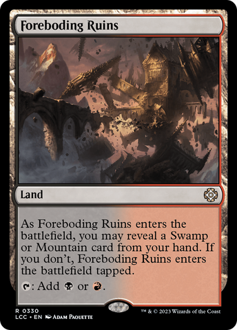 {R} Foreboding Ruins [The Lost Caverns of Ixalan Commander][LCC 330]