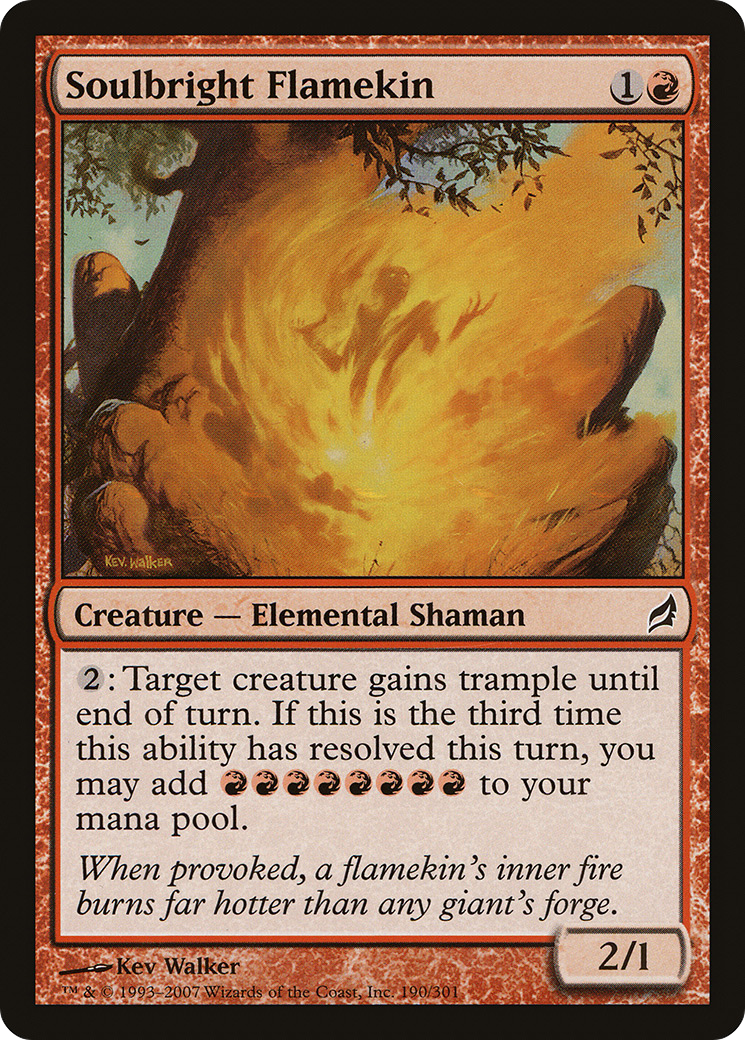 {C} Soulbright Flamekin [Lorwyn][LRW 190]