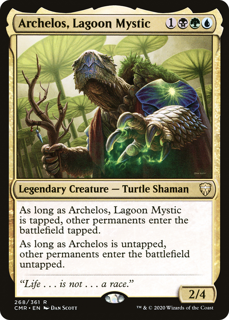 {R} Archelos, Lagoon Mystic [Commander Legends][CMR 268]