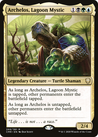 {R} Archelos, Lagoon Mystic [Commander Legends][CMR 268]