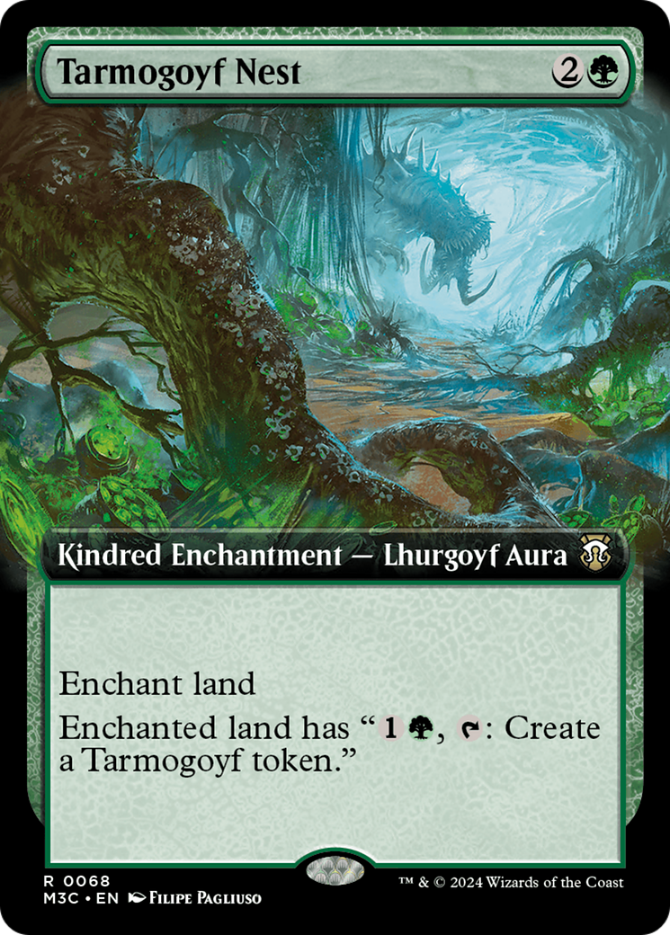 {R} Tarmogoyf Nest (Extended Art) [Modern Horizons 3 Commander][M3C 068]