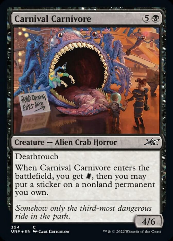 {C} Carnival Carnivore (Galaxy Foil) [Unfinity][UNF 354]
