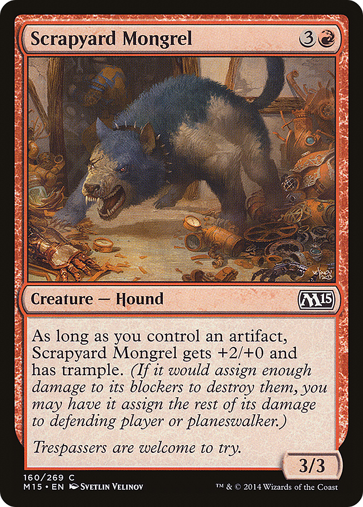 {C} Scrapyard Mongrel [Magic 2015][M15 160]