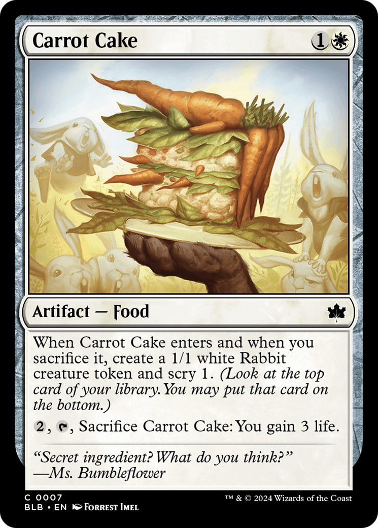 {@C} Carrot Cake [Bloomburrow][BLB 007]