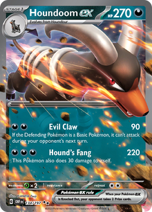 Houndoom ex 134 - SV03 Obsidian Flames Holofoil
