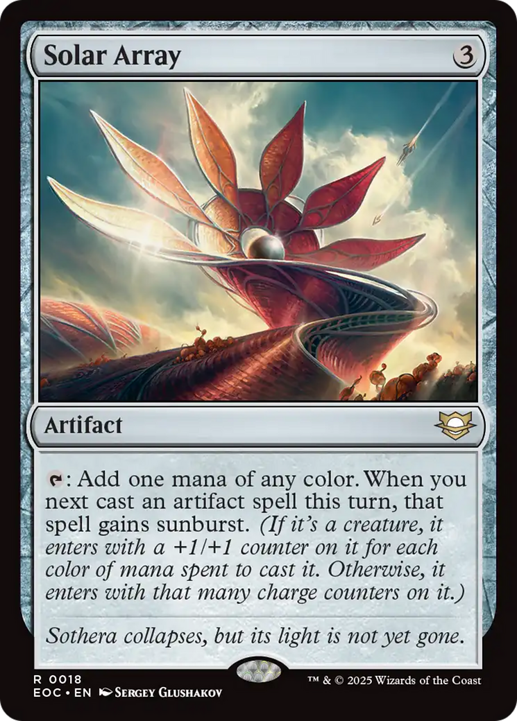 {@@ EOC R} Solar Array [Edge of Eternities Commander][EOC 018]