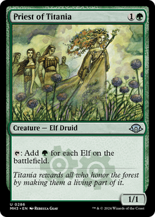 {C} Priest of Titania [Modern Horizons 3][MH3 286]