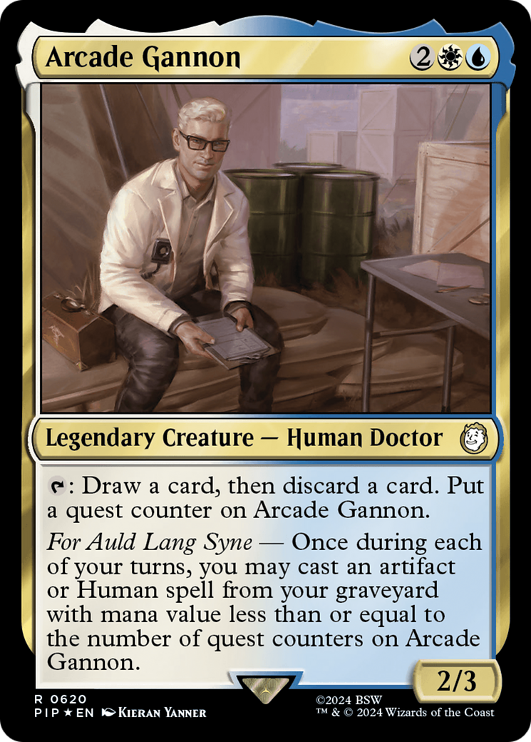 {R} Arcade Gannon (Surge Foil) [Fallout][PIP 620]