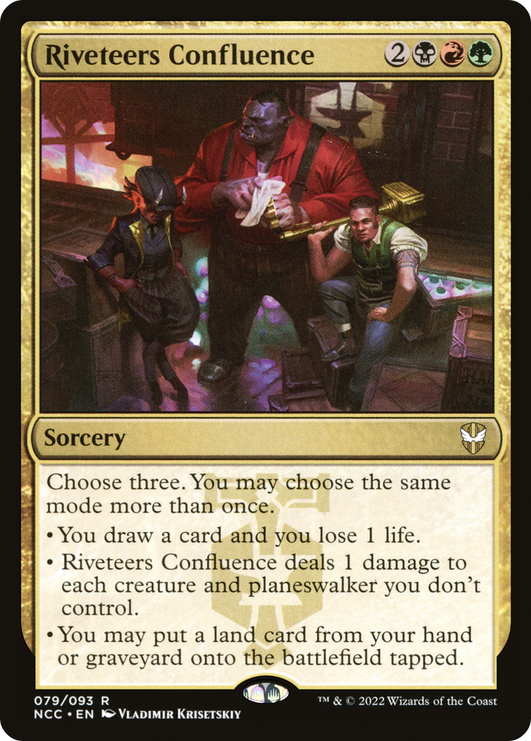 {R} Riveteers Confluence [Streets of New Capenna Commander][NCC 079]