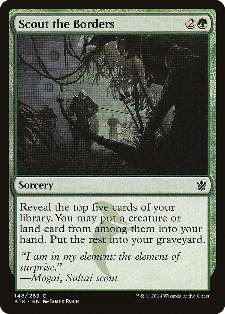 {C} Scout the Borders [Khans of Tarkir][KTK 148]