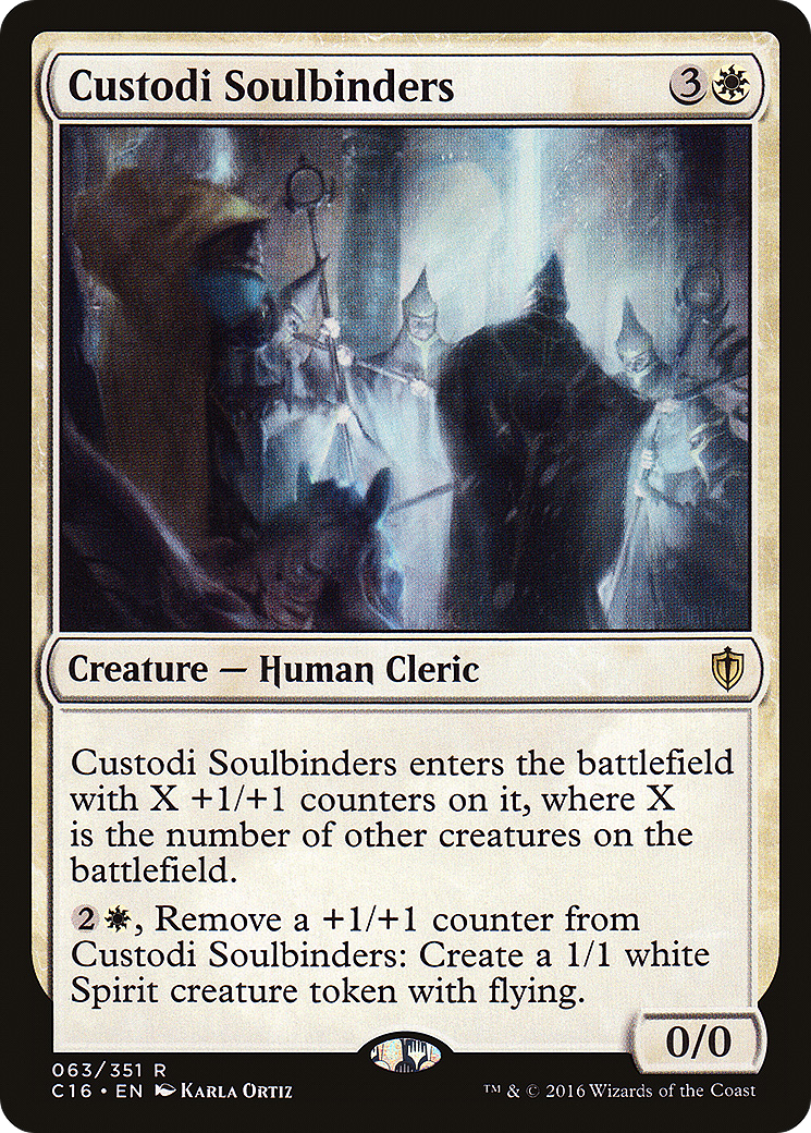 {R} Custodi Soulbinders [Commander 2016][C16 063]