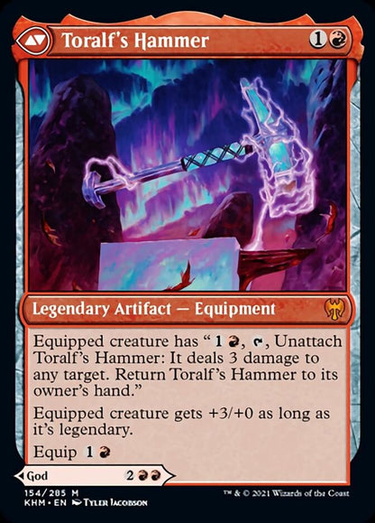 {R} Toralf, God of Fury // Toralf's Hammer [Kaldheim][KHM 154]