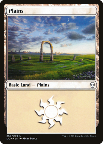 {B}[DOM 253] Plains (253) [Dominaria]