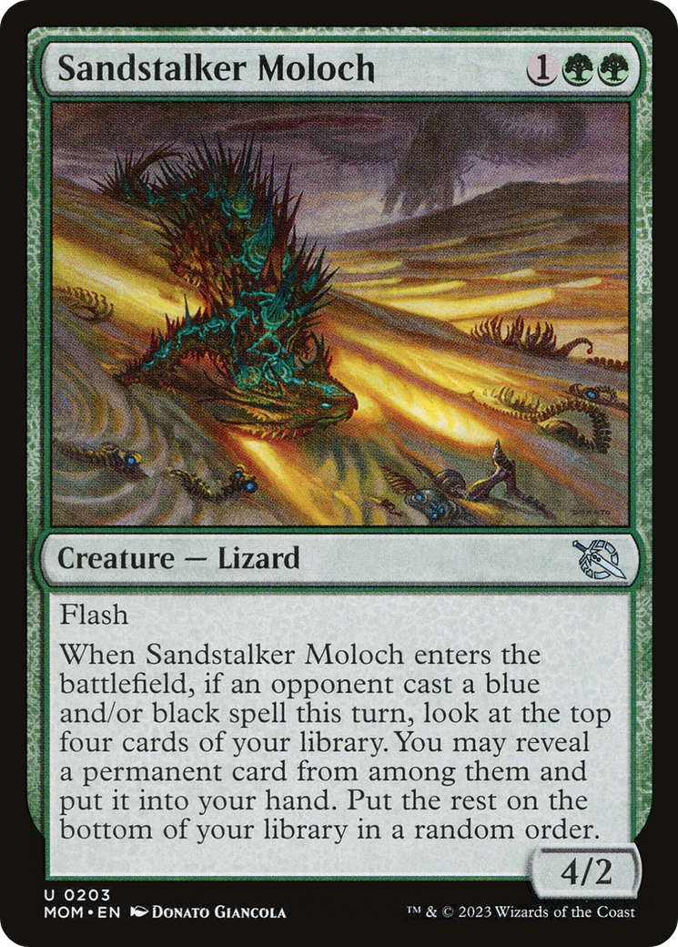 {C} Sandstalker Moloch [March of the Machine][MOM 203]