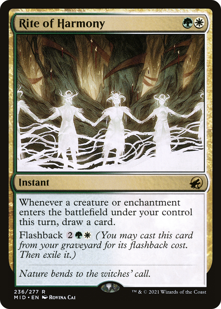 {R} Rite of Harmony [Innistrad: Midnight Hunt][MID 236]