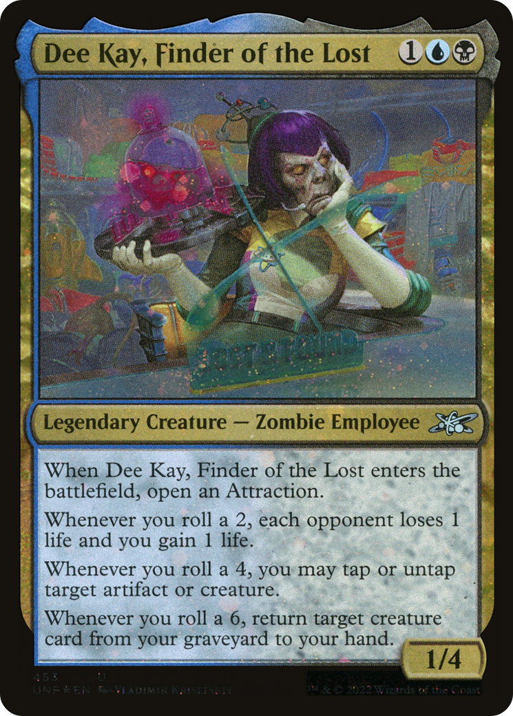 {C} Dee Kay, Finder of the Lost (Galaxy Foil) [Unfinity][UNF 453]