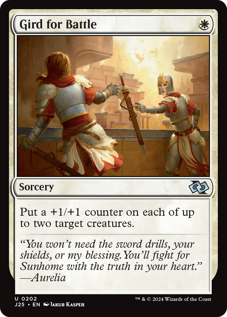 {C} Gird for Battle [Foundations Jumpstart][J25 202]