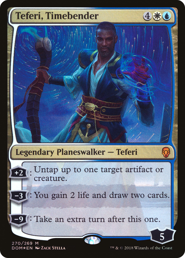 {R} Teferi, Timebender [Dominaria][DOM 270]