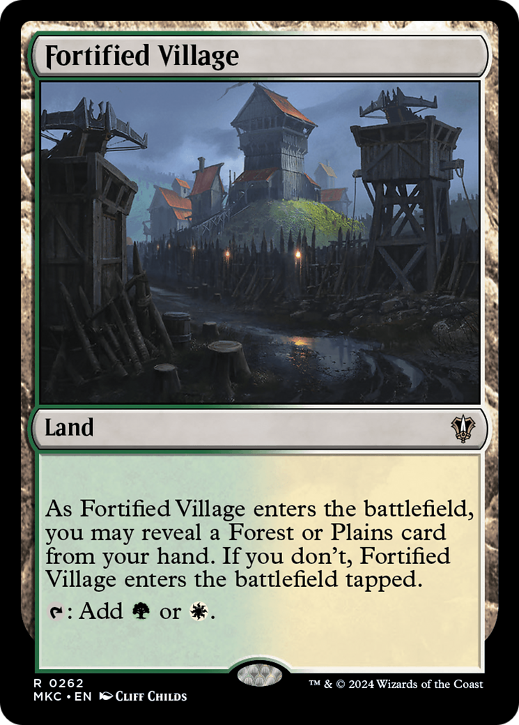 {R} Fortified Village [Murders at Karlov Manor Commander][MKC 262]