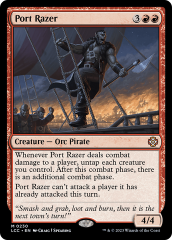 {R} Port Razer [The Lost Caverns of Ixalan Commander][LCC 230]
