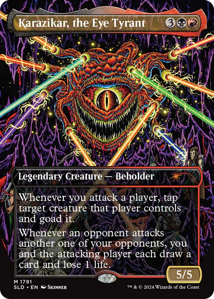 Karazikar, the Eye Tyrant [SLD-1791]  (Borderless) Foil