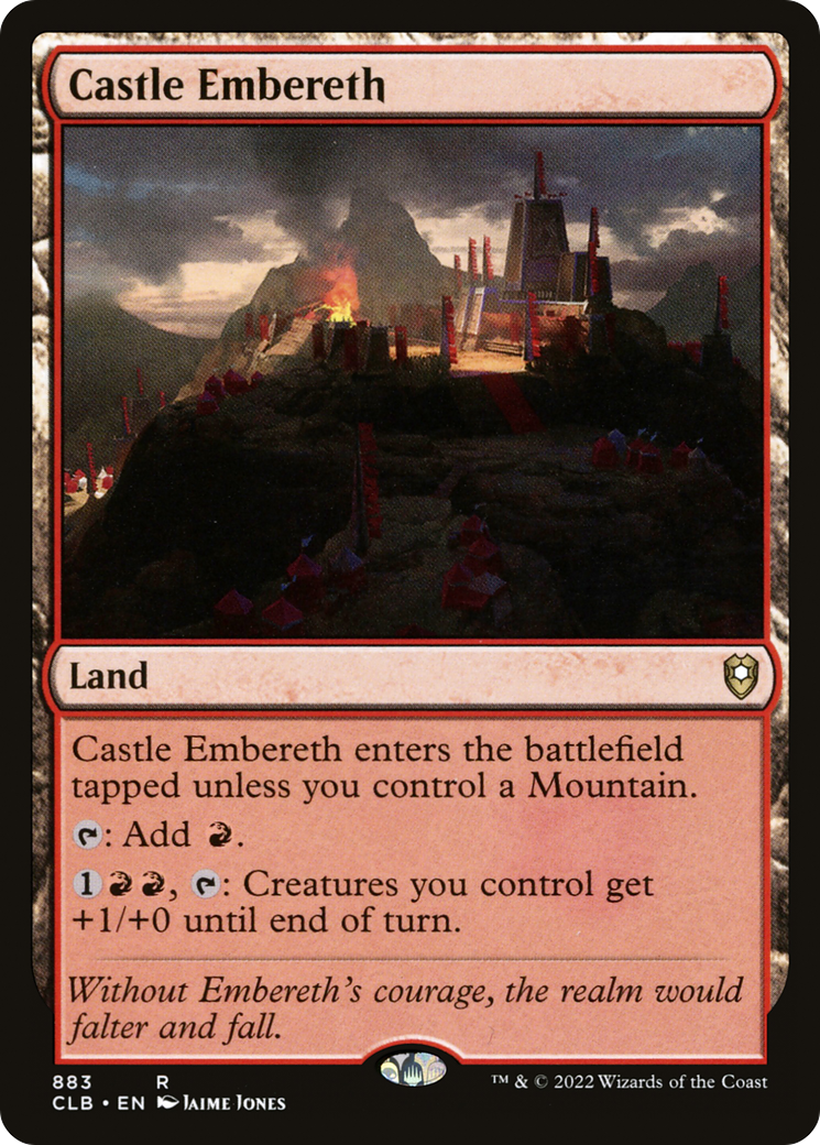 {R} Castle Embereth [Commander Legends: Battle for Baldur's Gate][CLB 883]